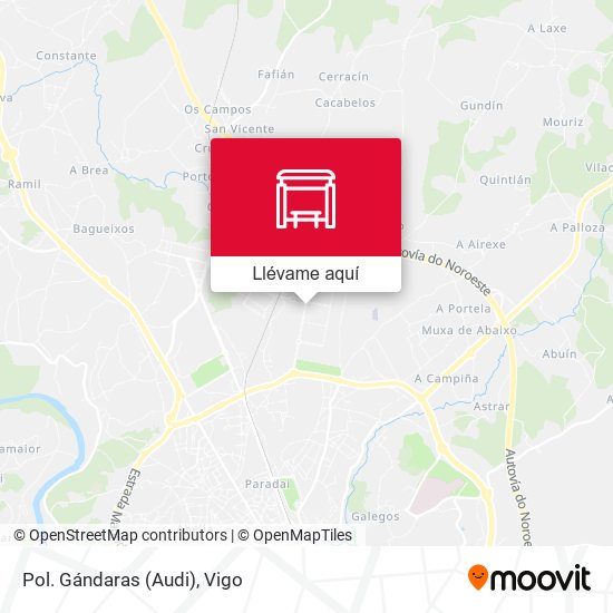 Mapa Pol. Gándaras (Audi)