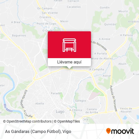 Mapa As Gándaras (Campo Fútbol)
