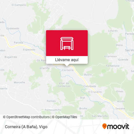 Mapa Corneira (A Baña)