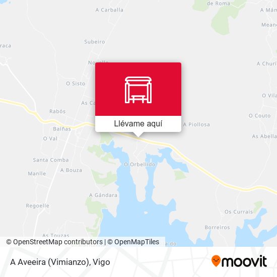 Mapa A Aveeira (Vimianzo)