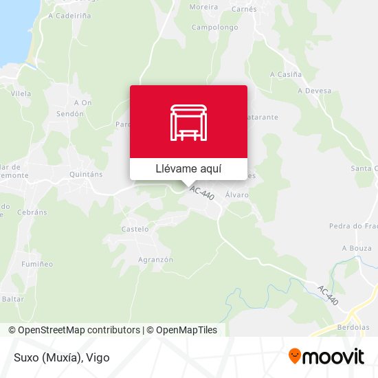 Mapa Suxo (Muxía)