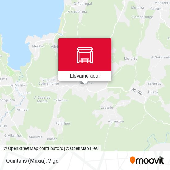 Mapa Quintáns (Muxía)