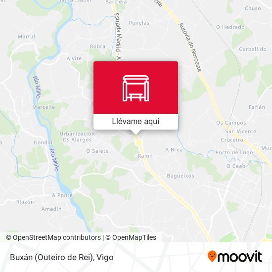 Mapa Buxán (Outeiro de Rei)