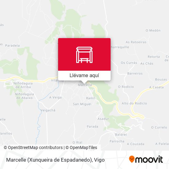 Mapa Marcelle (Xunqueira de Espadanedo)