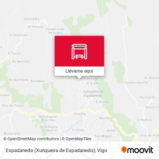 Mapa Espadanedo (Xunqueira de Espadanedo)