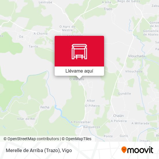 Mapa Merelle de Arriba (Trazo)