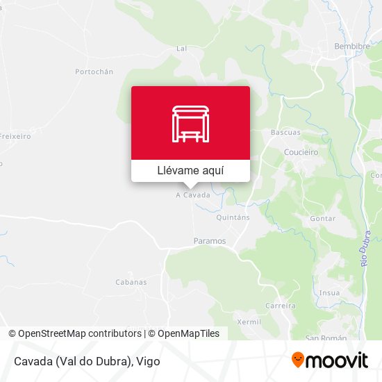 Mapa Cavada (Val do Dubra)