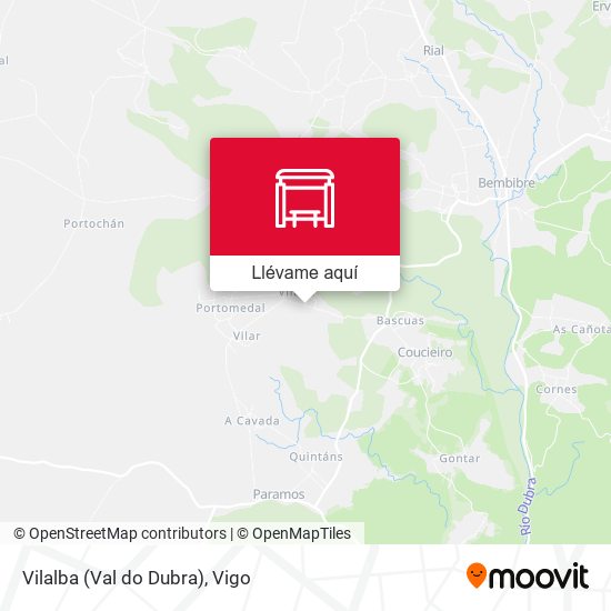 Mapa Vilalba (Val do Dubra)