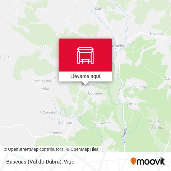 Mapa Bascuas (Val do Dubra)