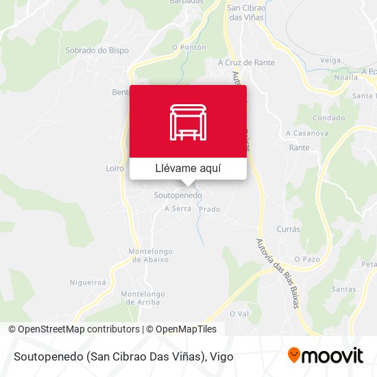 Mapa Soutopenedo (San Cibrao Das Viñas)