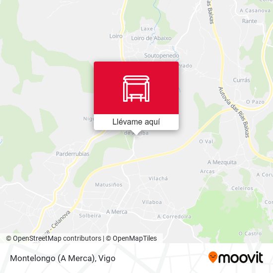 Mapa Montelongo (A Merca)