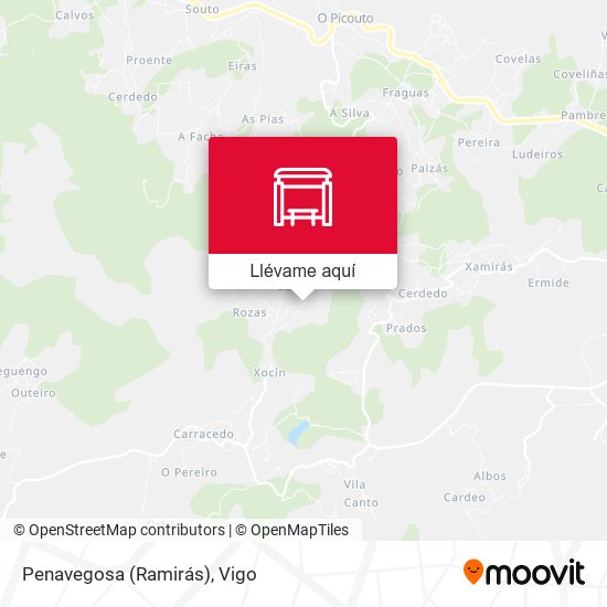 Mapa Penavegosa (Ramirás)