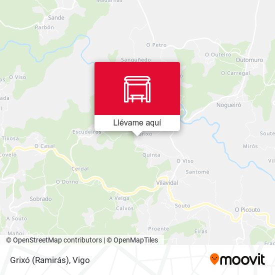 Mapa Grixó (Ramirás)