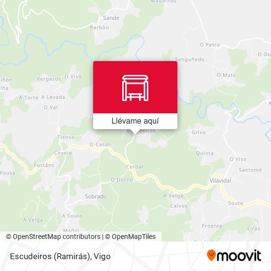 Mapa Escudeiros (Ramirás)