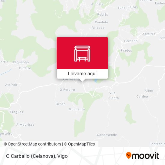 Mapa O Carballo (Celanova)