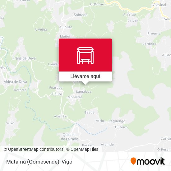 Mapa Matamá (Gomesende)