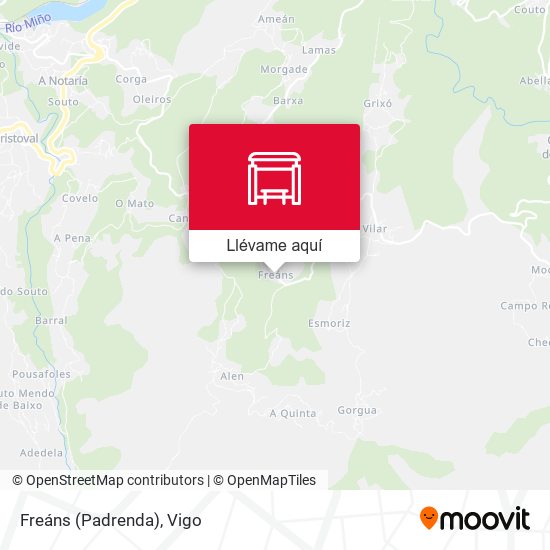 Mapa Freáns (Padrenda)