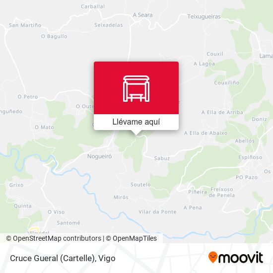 Mapa Cruce Gueral (Cartelle)