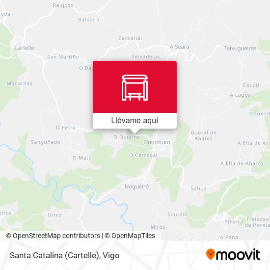 Mapa Santa Catalina (Cartelle)