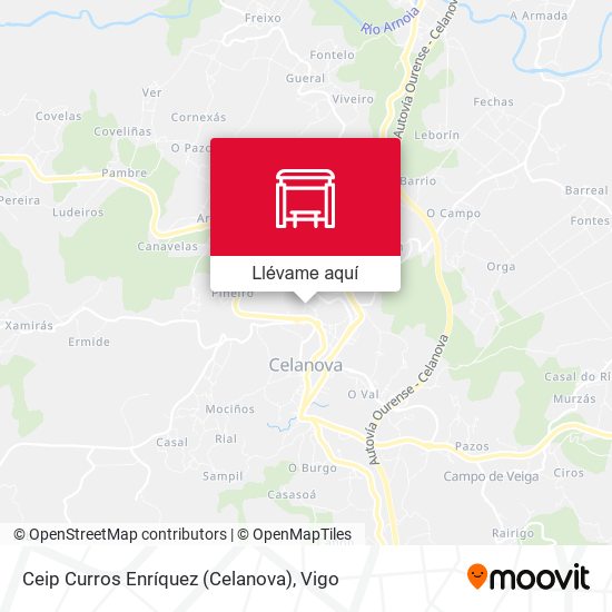 Mapa Ceip Curros Enríquez (Celanova)