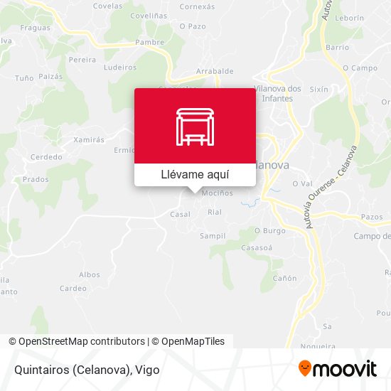 Mapa Quintairos (Celanova)