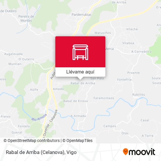 Mapa Rabal de Arriba (Celanova)
