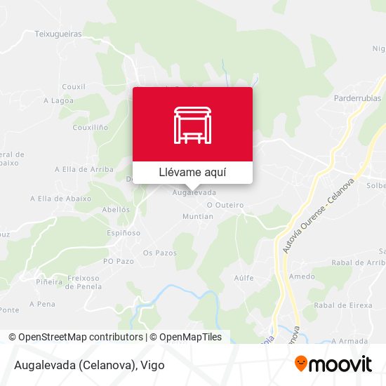 Mapa Augalevada (Celanova)