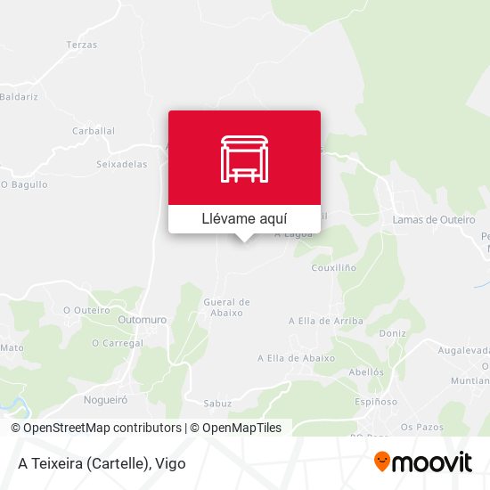 Mapa A Teixeira (Cartelle)