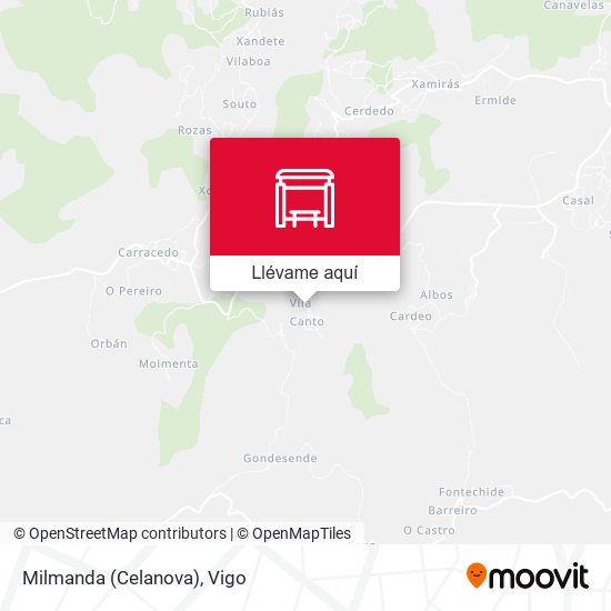 Mapa Milmanda (Celanova)