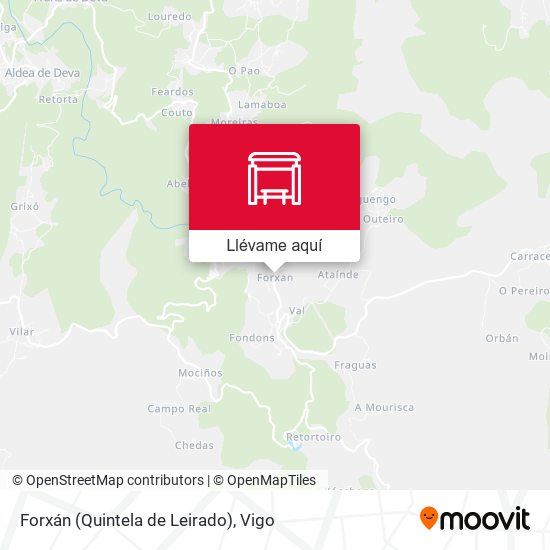 Mapa Forxán (Quintela de Leirado)