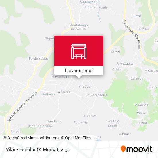 Mapa Vilar - Escolar (A Merca)