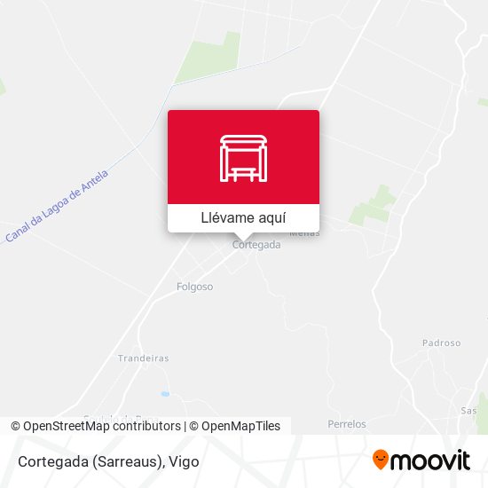 Mapa Cortegada (Sarreaus)