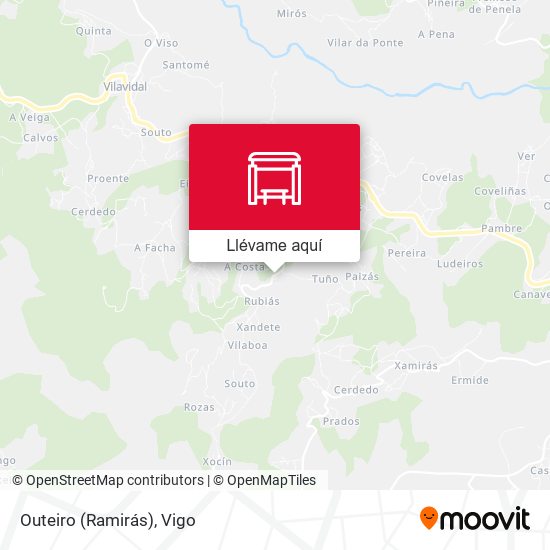 Mapa Outeiro (Ramirás)