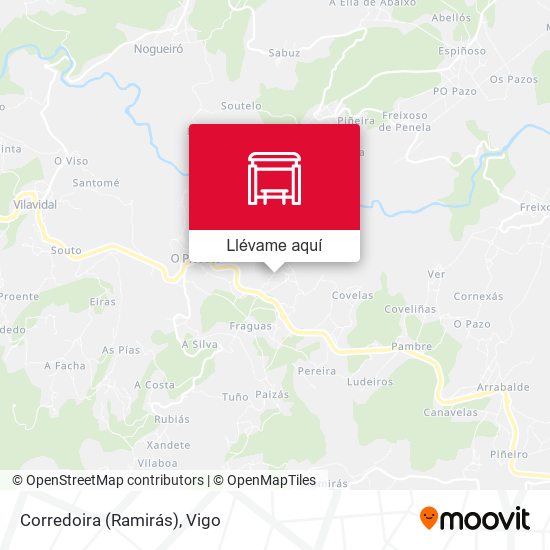 Mapa Corredoira (Ramirás)