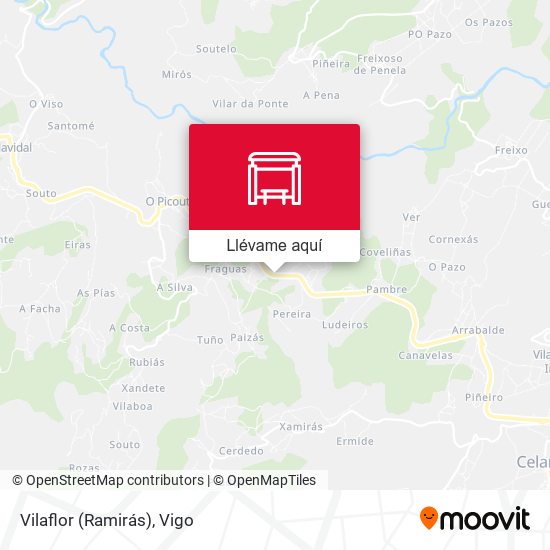 Mapa Vilaflor (Ramirás)