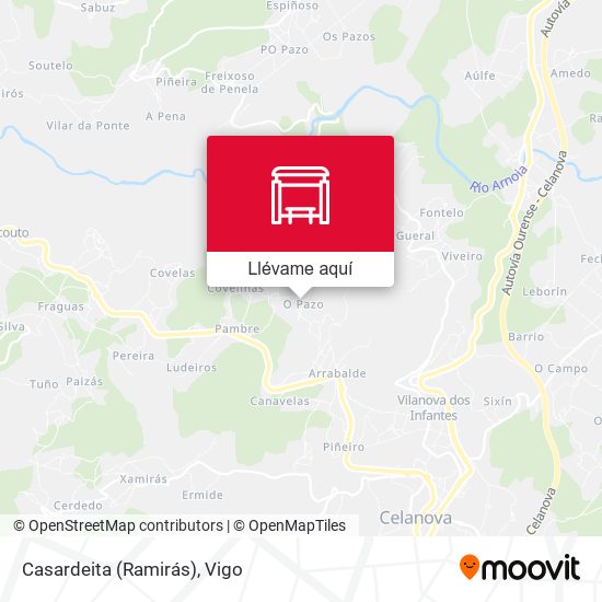 Mapa Casardeita (Ramirás)