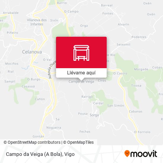 Mapa Campo da Veiga (A Bola)