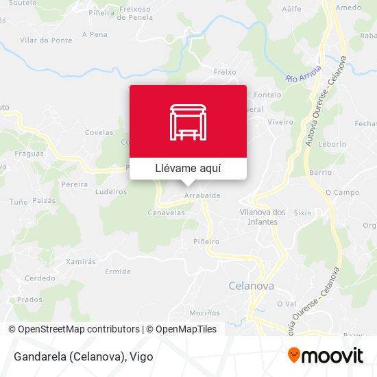 Mapa Gandarela (Celanova)