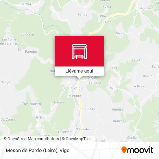 Mapa Mesón de Pardo (Leiro)