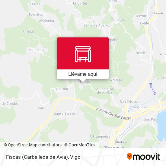 Mapa Fiscás (Carballeda de Avia)