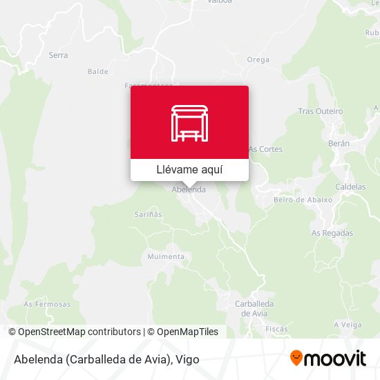 Mapa Abelenda (Carballeda de Avia)