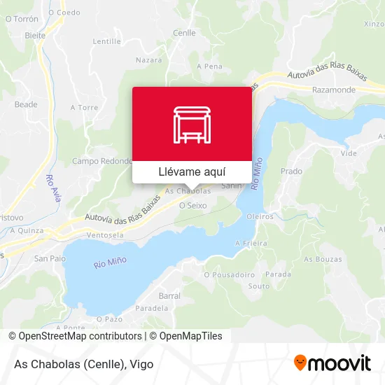 Mapa As Chabolas (Cenlle)