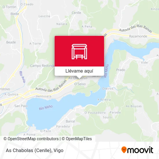 Mapa As Chabolas (Cenlle)