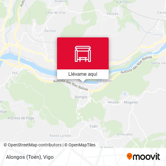 Mapa Alongos (Toén)