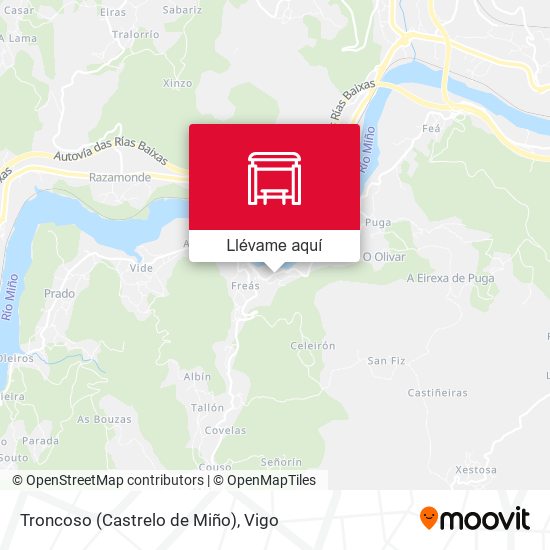 Mapa Troncoso (Castrelo de Miño)