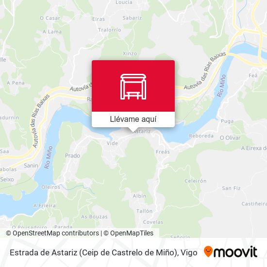 Mapa Estrada de Astariz (Ceip de Castrelo de Miño)