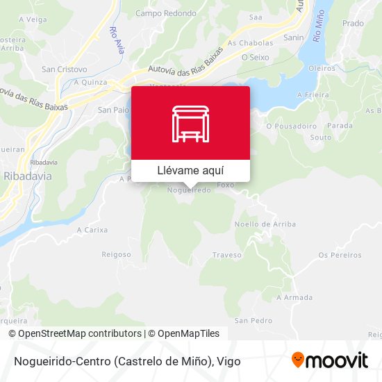 Mapa Nogueirido-Centro (Castrelo de Miño)
