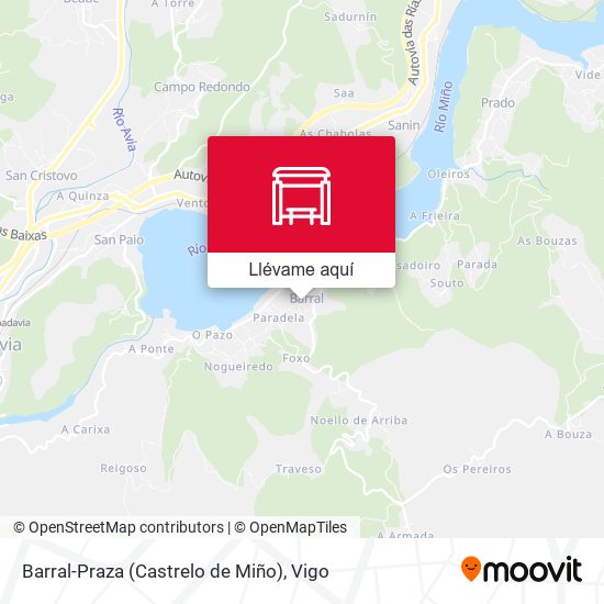 Mapa Barral-Praza (Castrelo de Miño)
