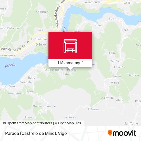 Mapa Parada (Castrelo de Miño)
