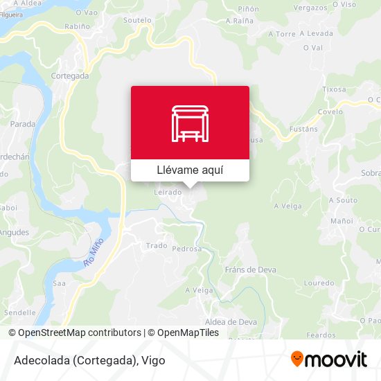 Mapa Adecolada (Cortegada)